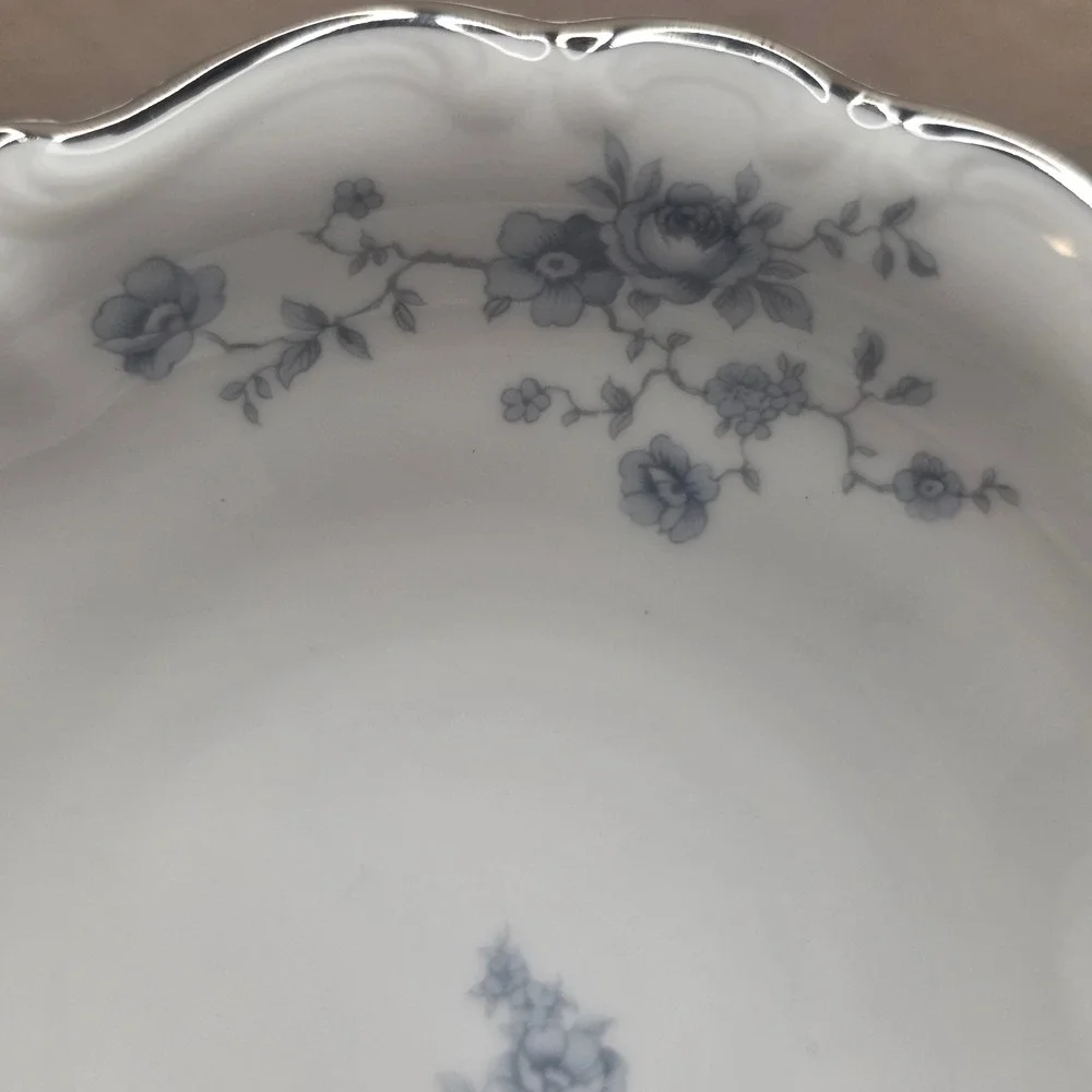 Johann Haviland Bavaria Germany Blue Garland Fruit Bowls Dessert 5 1/8